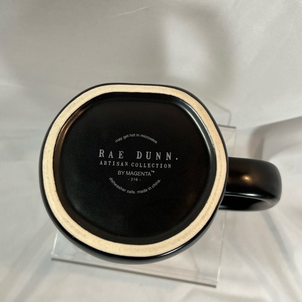 Rae Dunn Black “GULP” Mug - Picture 5 of 5